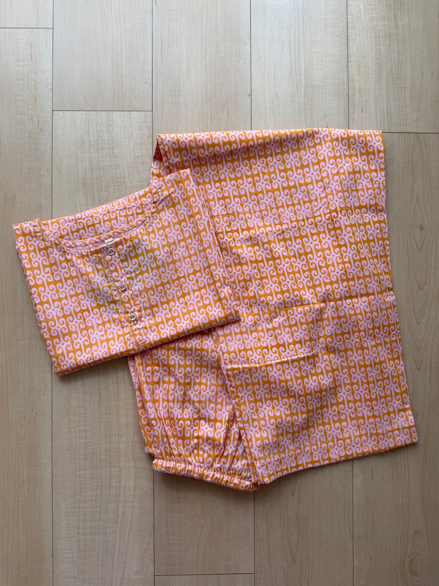 Peach lounge set with pants