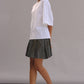 Marie Blanc - white raglan sleeve shirt