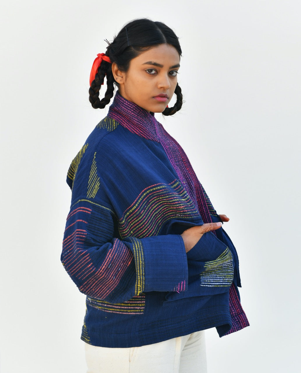 Fujita upcycled fabric unisex jacket