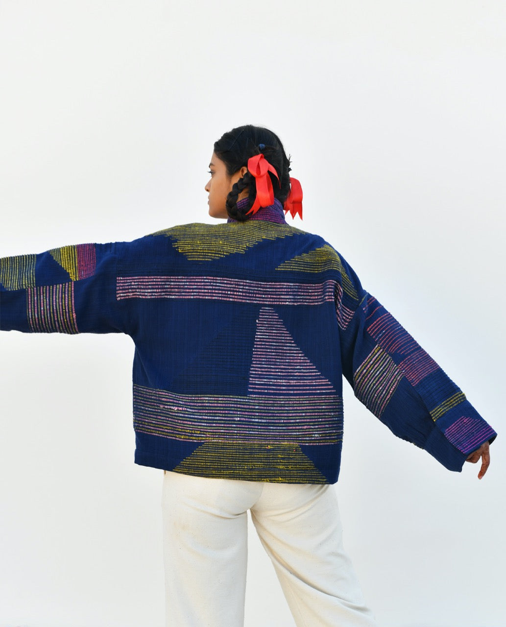 Fujita upcycled fabric unisex jacket