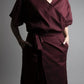 Drokpa wrap dress - Tibetan Red