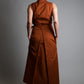Lahsa classic chuba dress in rust